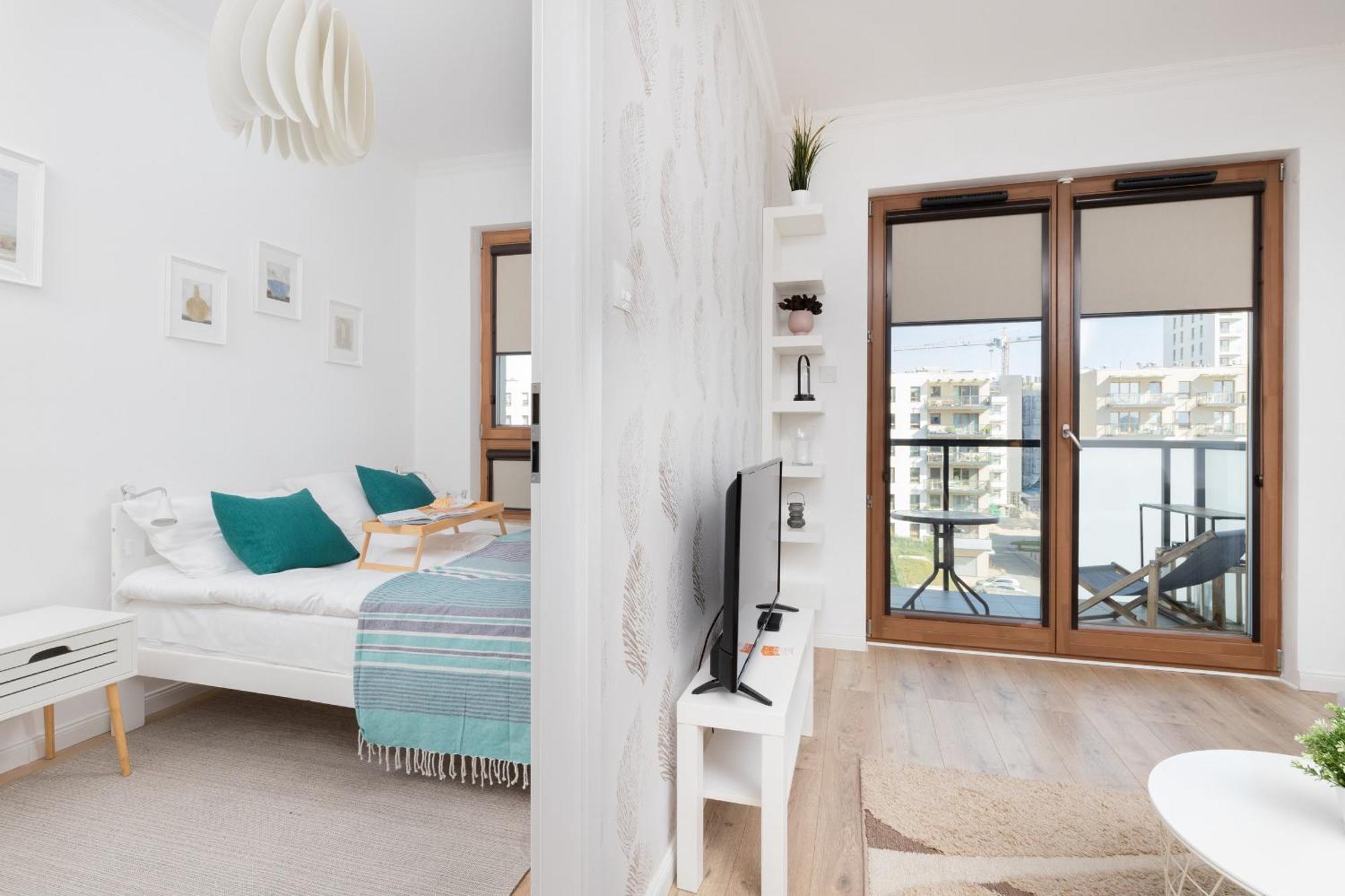 Starowiejska Apartment With Balcony Next To Arena Gdansk Stadium By Noclegi Renters Exterior photo