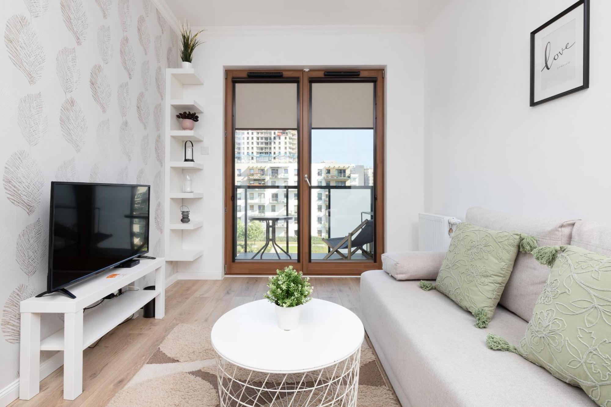 Starowiejska Apartment With Balcony Next To Arena Gdansk Stadium By Noclegi Renters Exterior photo